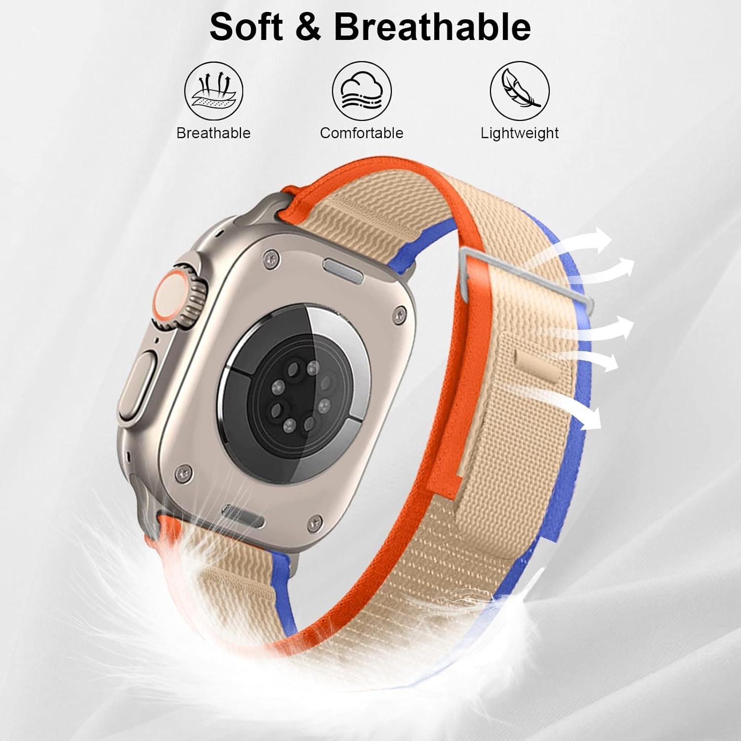 Compatible with Apple Watch Ultra Band 49Mm 46Mm 45Mm 44Mm 42Mm Men Women, Trail Loop+Alpine Loop Apple Watch Band for Iwatch Series 10/9/8/7/6/5/4/3/2/1/Se/Ultra/Ultra 2