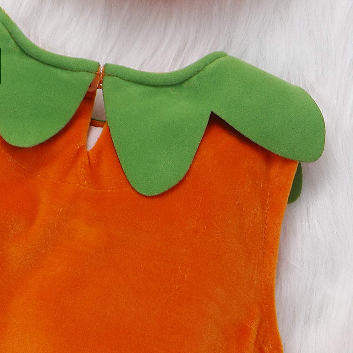 Baby Halloween Costumes Pumpkin Costumes Hoodie Romper Jumpsuit Halloween Unisex Baby Outfits Cosplay Clothes