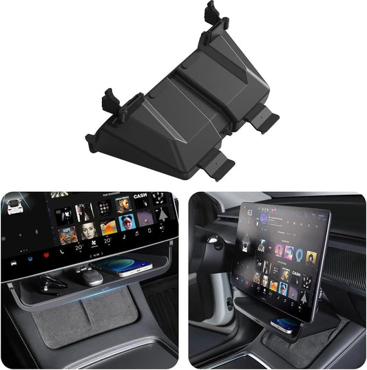 for Tesla Model Y Model 3 Center Console Organizer Tray under Screen Organizer Box for Model Y 3 Accessories 2021 2022 2023 2024
