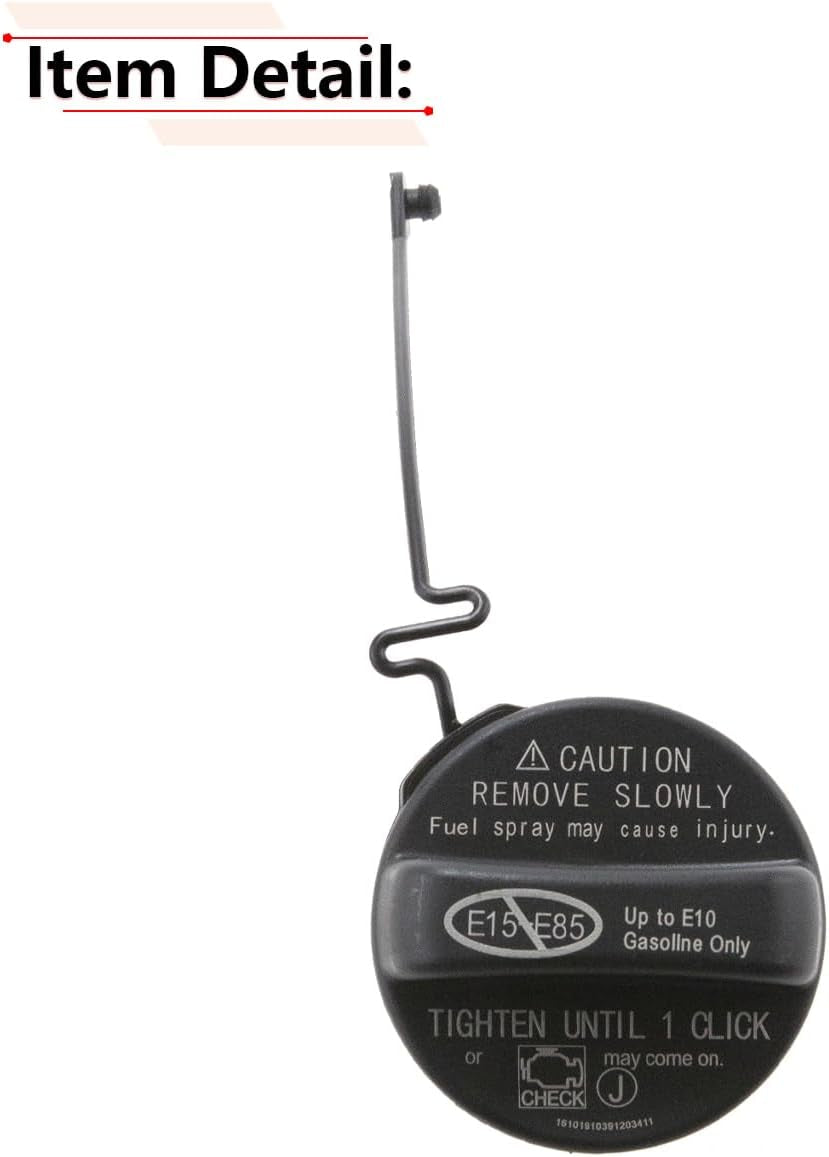 Fuel Gas Cap Compatible with Toyota Camry 4Runner Avalon Corolla Highlander Sienna Tacoma Tundra FJ Land Cruiser Matrix Rav4 Sequoia Yaris, for Lexus ES350 GS350 GS460 LX470, for 77300-06040