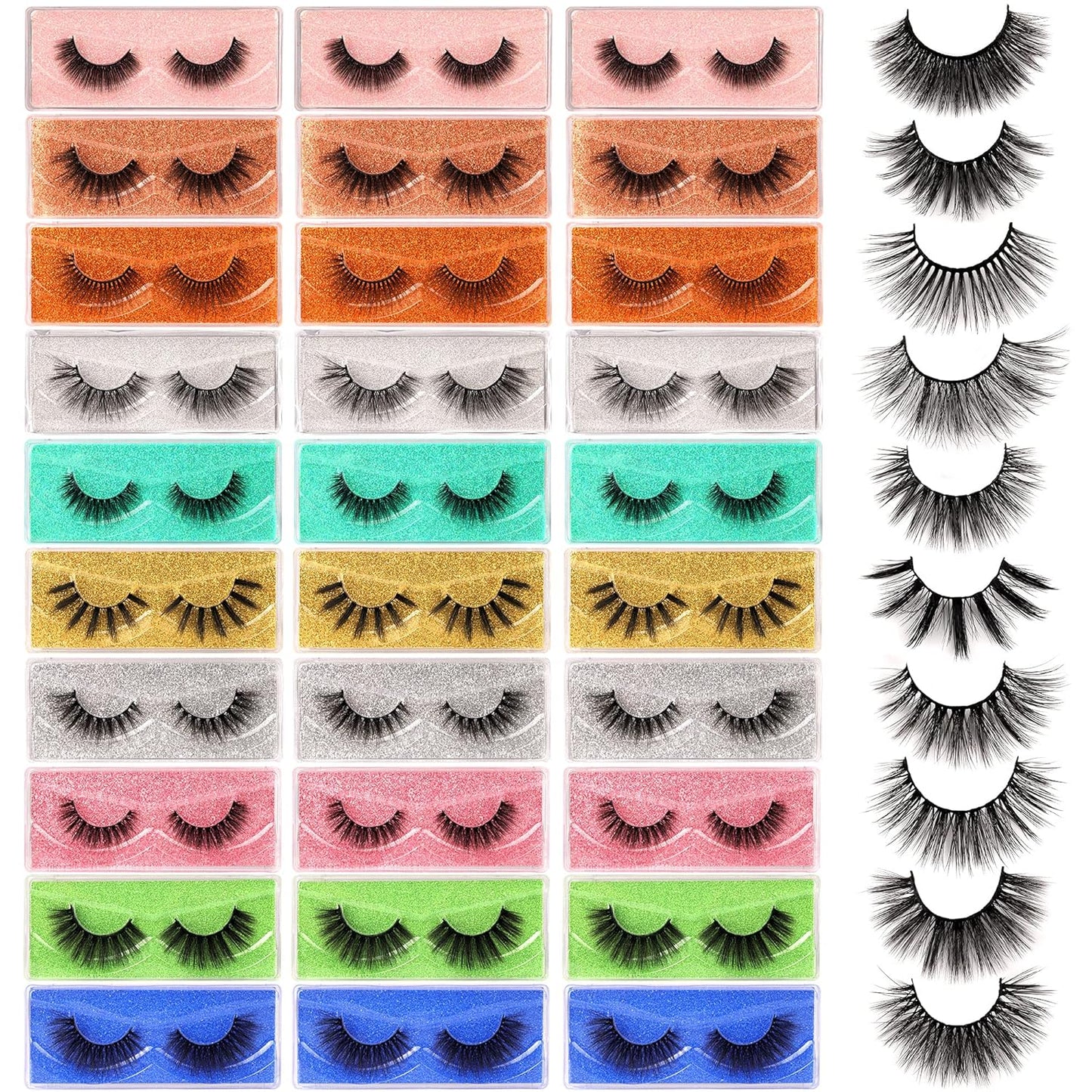Magnetic Eyelashes without Eyeliner Reusable Magnetic Eyeashes with Applicator No Glue Needed Magnetic Lashes Kit Cat Eye Magnetic Eyelashes Natural Look by