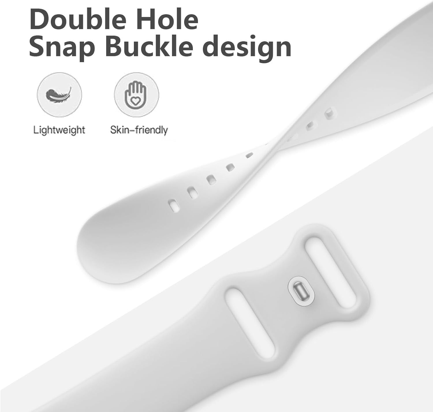Sport Band Compatible with Apple Watch Band 38Mm 40Mm 41Mm 42Mm 44Mm 45Mm 49Mm for Women Men, Soft Silicone Waterproof Replacement Strap for Iwatch Bands Series 9 8 7 6 5 4 3 2 1 SE Ultra/Ultra 2