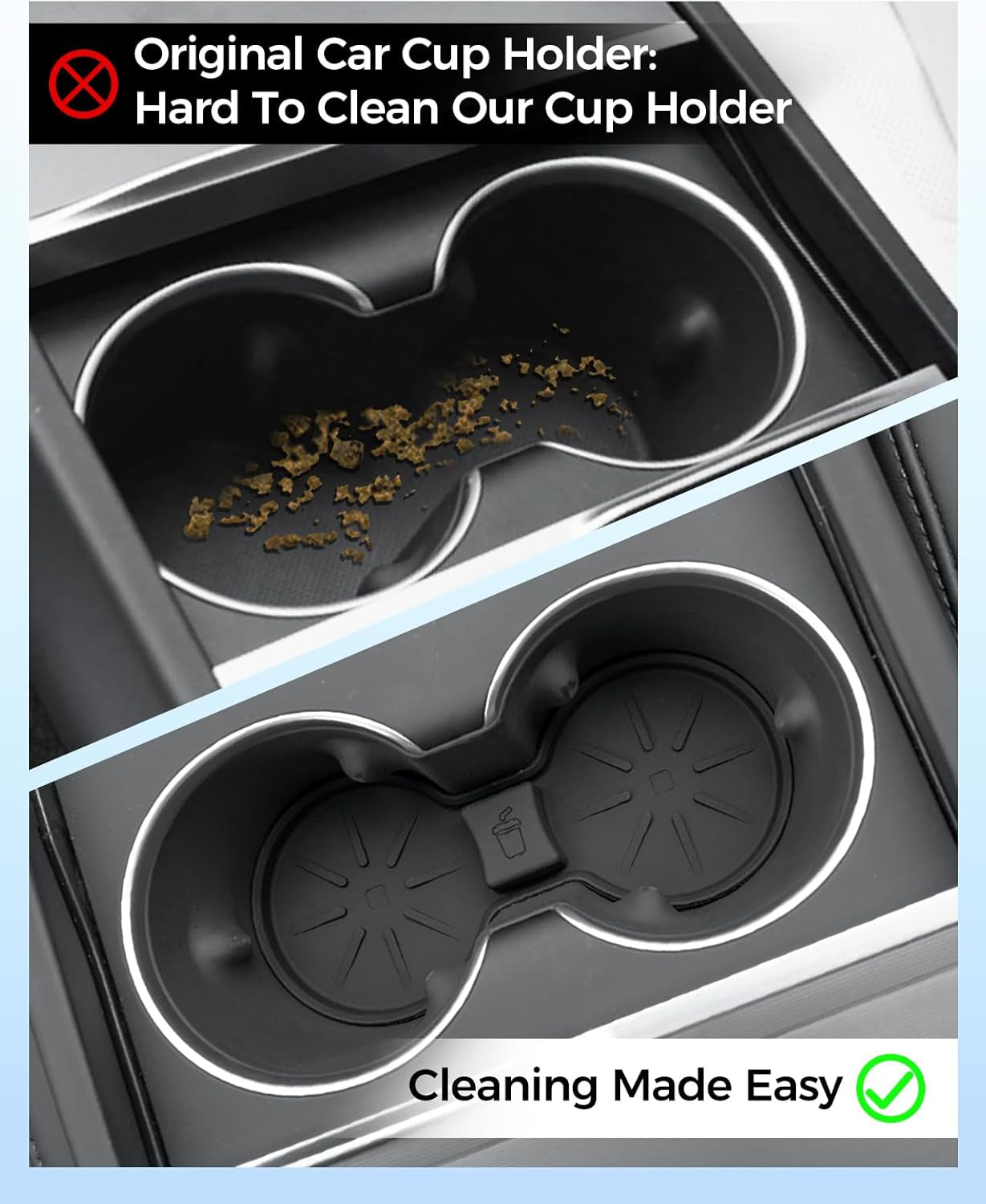 Newest 5PCS Center Console Organizer Compatible with 2024 2025 Tesla Model 3 Highland,4 Car Organizer Trays & 1 Center Console Cup Holder,Hidden Storage for Tesla Model 3 Accessories 2024 2025