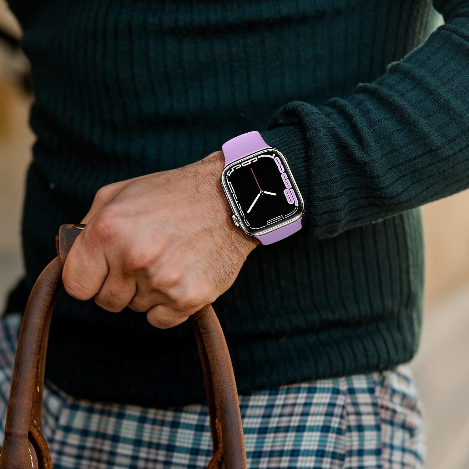 Sport Bands for Apple Watch Band 40Mm 44Mm 45Mm 49Mm 41Mm 38Mm 42Mm Women/Men,Soft Silicone Strap for Apple Watch Series 9,Ultra 2,8,Ultra,Se,7 6 5 4 3,Correa Iwatch Bands Wristband