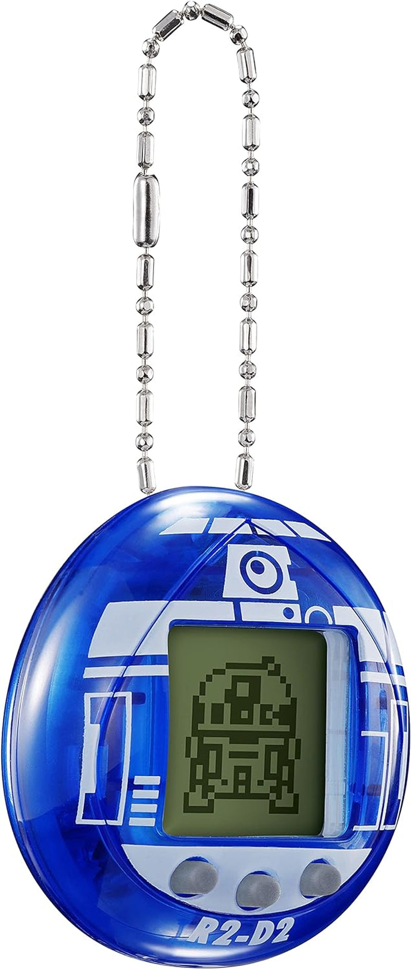 TAMAGOTCHI 88822 Star Wars R2D2 Virtual Pet Droid with Mini-Games, Animated Clips, Extra Modes and Key Chain, Multicolour BanUK