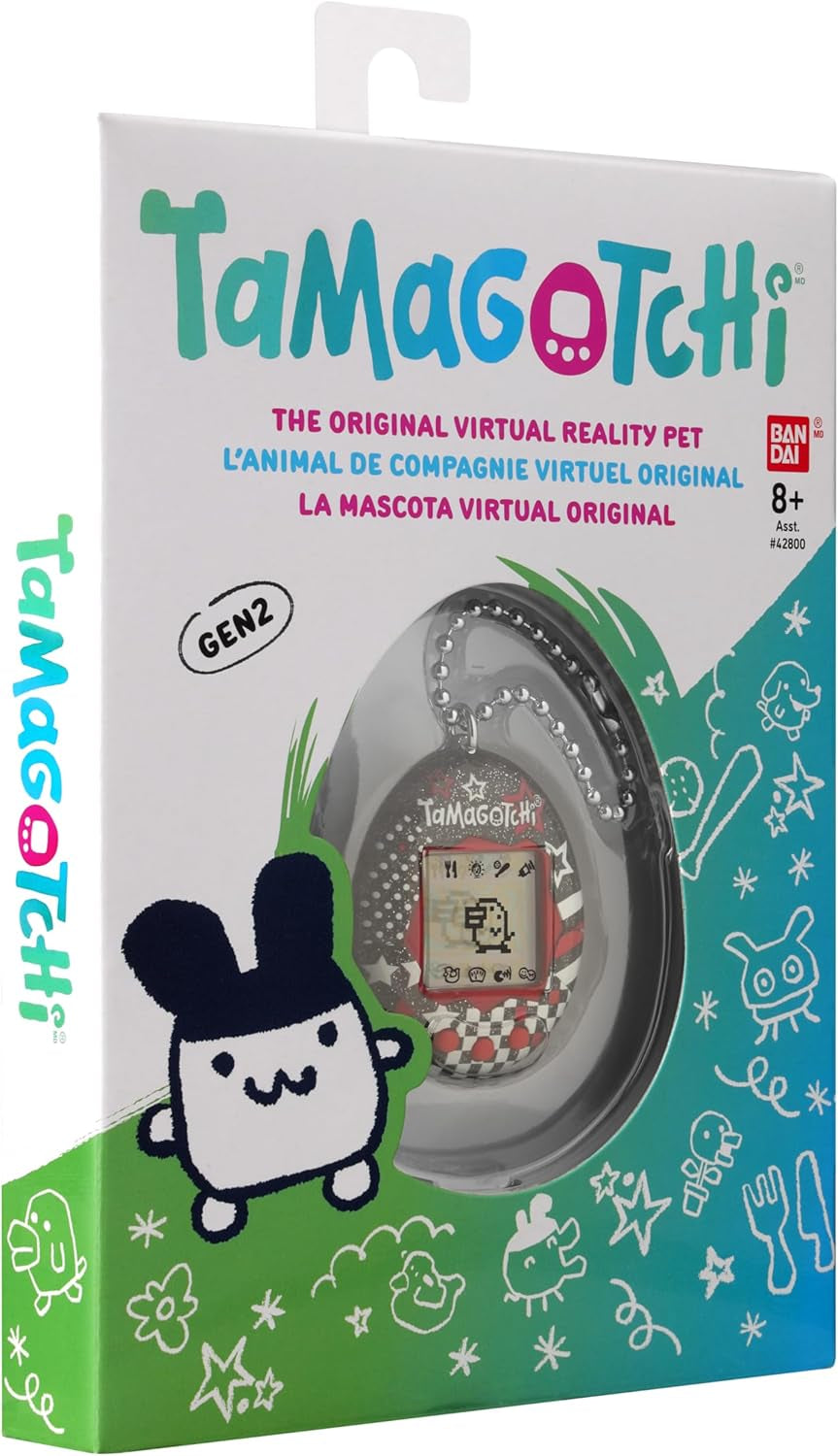 Bandai  Original Rock Glitter Digital Pet | Nurture and Raise the Original  Electronic Pet |  Japanese Kids Toys for Girls and Boys Make Great 90S Retro Gifts BanUK