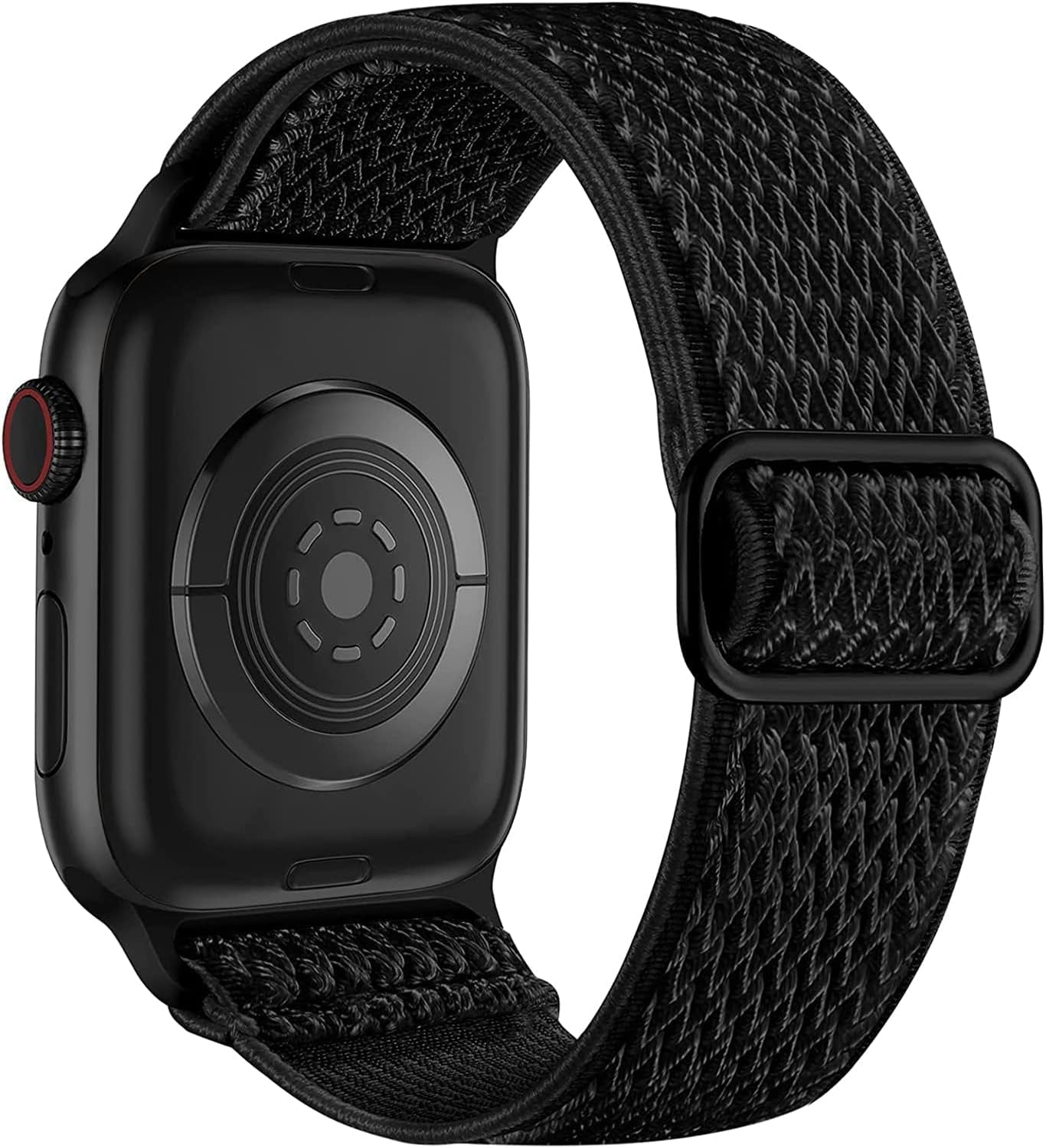 Nylon Stretchy Solo Loop Watch Band, Compatible with Apple Watch Series 1-9, SE, Ultra 38/40/41/42/44/45Mm, Adjustable Replacement Strap for Women Men