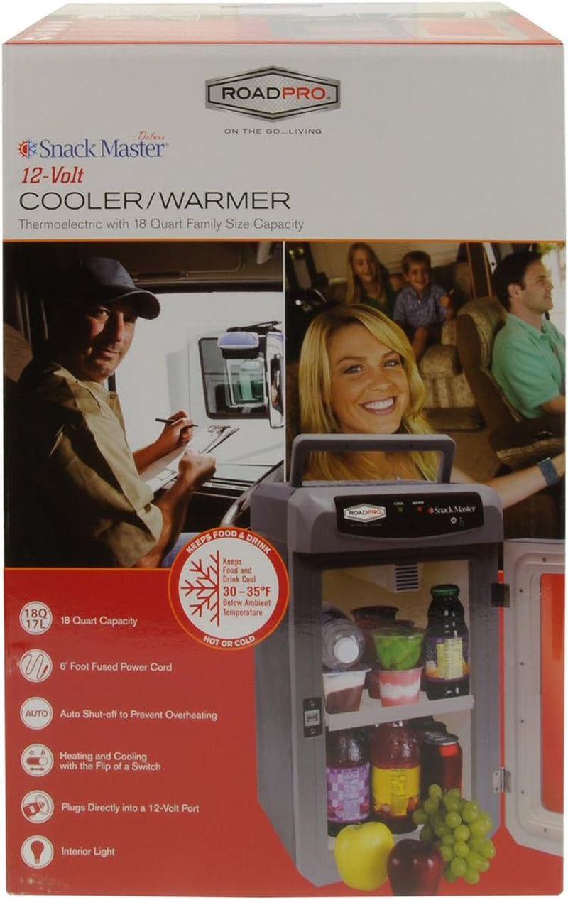 RP5653SF 12-Volt Snackmaster Cooler/Warmer, Medium, Gray TRUCK DRIVER