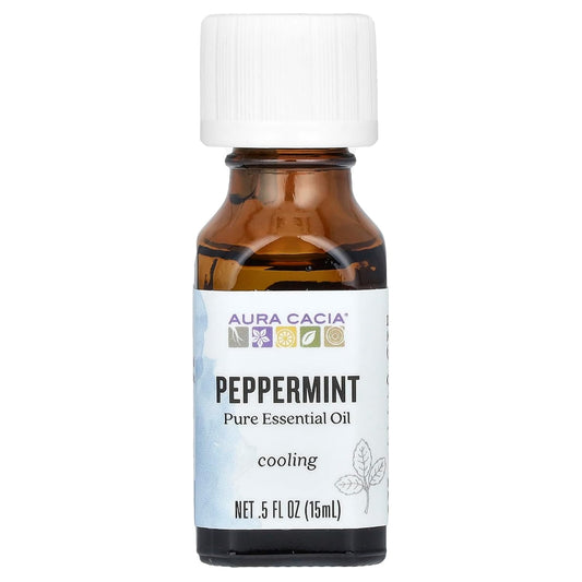 100% Pure Peppermint Essential Oil | GC/MS Tested for Purity | 15 Ml (0.5 Fl. Oz.) | Mentha Piperita TLBH