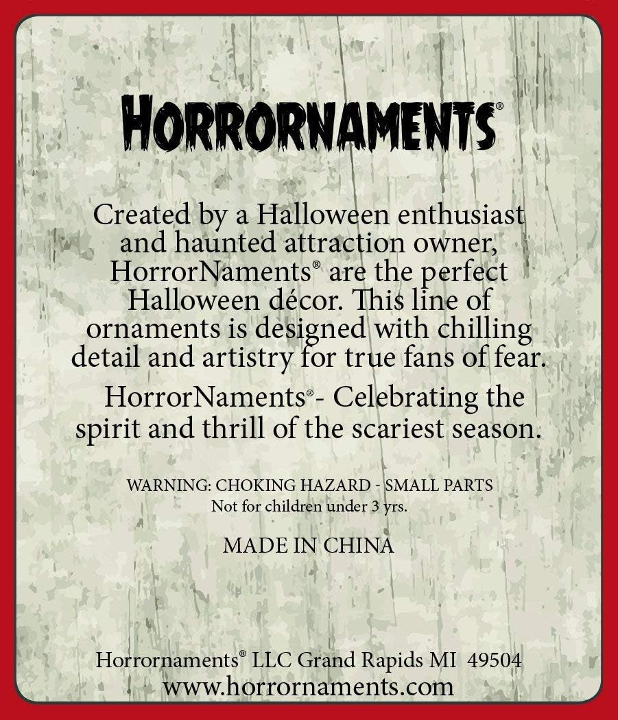 Ginger Dead Man Horror Ornament - Scary Prop and Decoration for Halloween, Christmas, Parties and Events