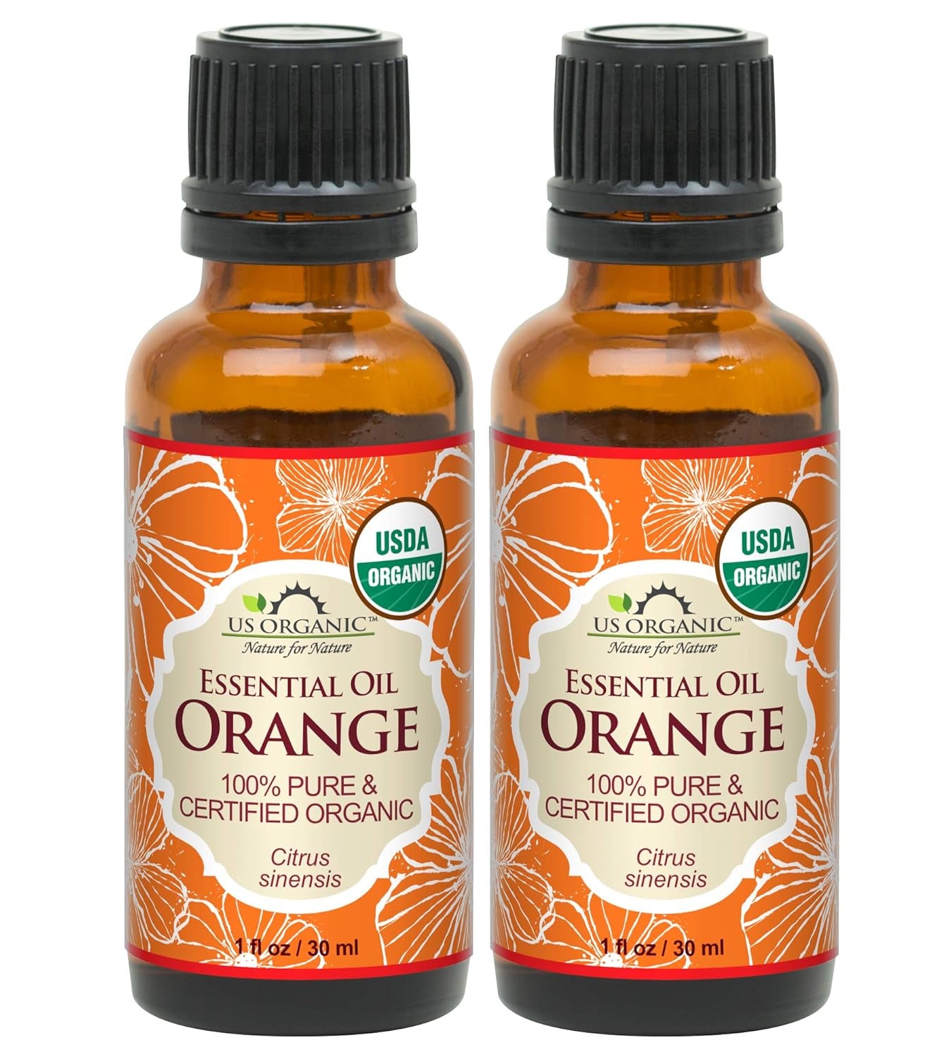 100% Pure Peppermint Essential Oil - USDA Certified Organic - 10 Ml Pack of 2 - W/Improved Caps and Droppers (More Size Variations Available) TLBH