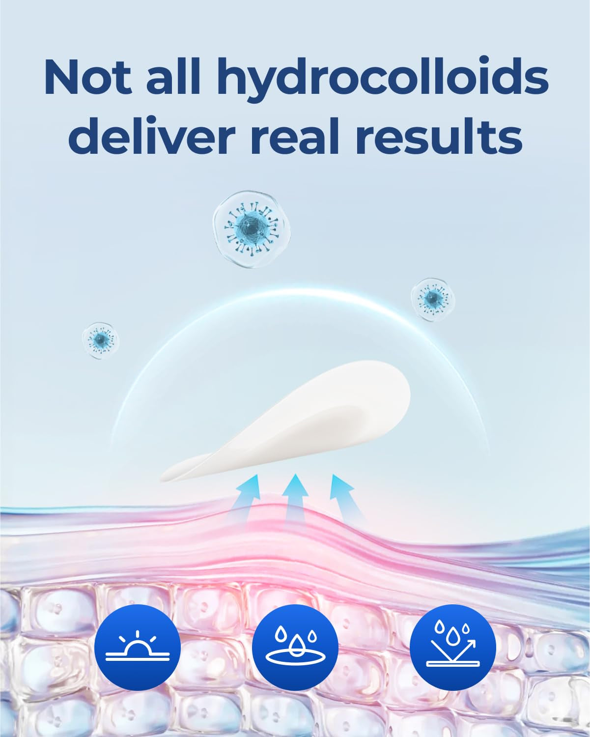 Pimple Patches for Face Acne: 0.1Mm Ultra-Thin Hydrocolloid Zit Stickers with Tea Tree Oil - 44 Invisible Dots, 2 Sizes (Whiteheads/Sensitive Skin)