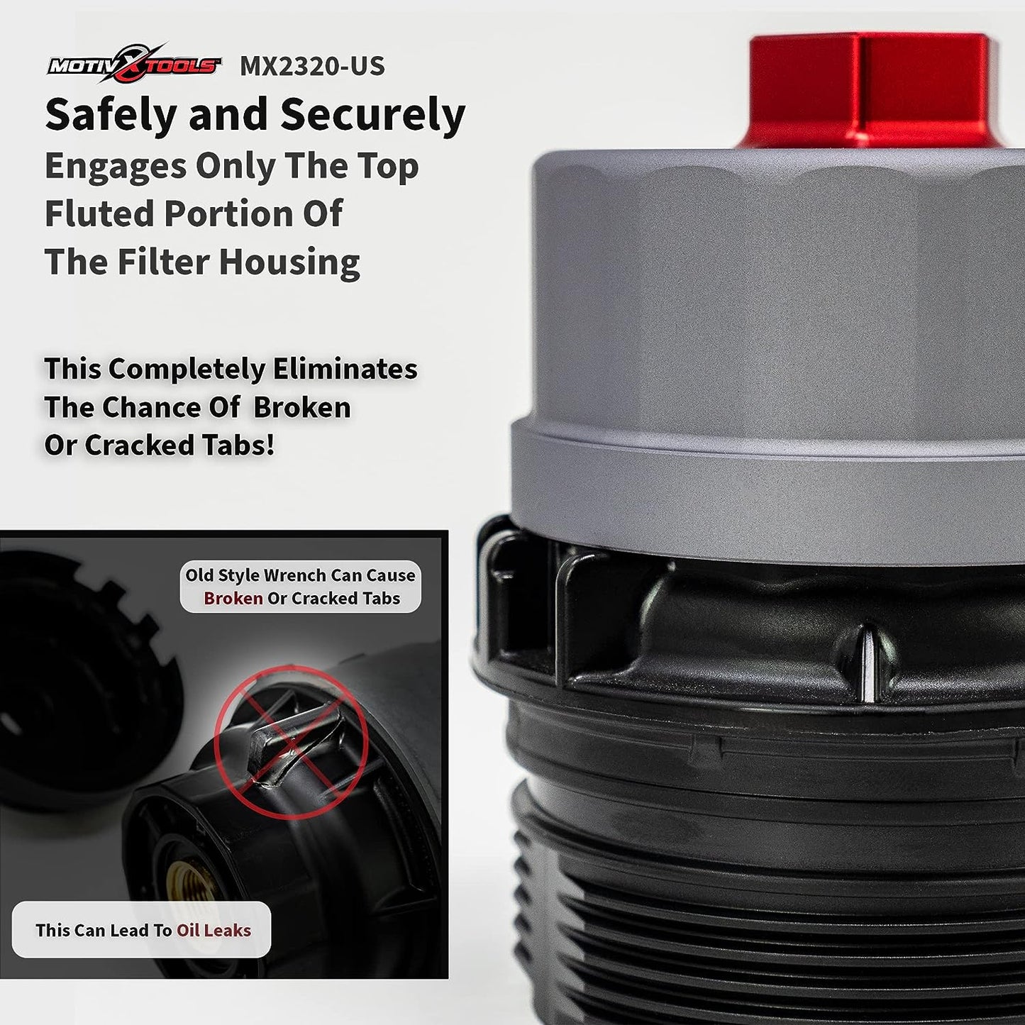 Oil Filter Wrench for Toyota Camry, Tundra, Tacoma, 4Runner, RAV4 and More - 64Mm 14 Flute Precision CNC Machined Aluminum Oil Filter Removal Tool