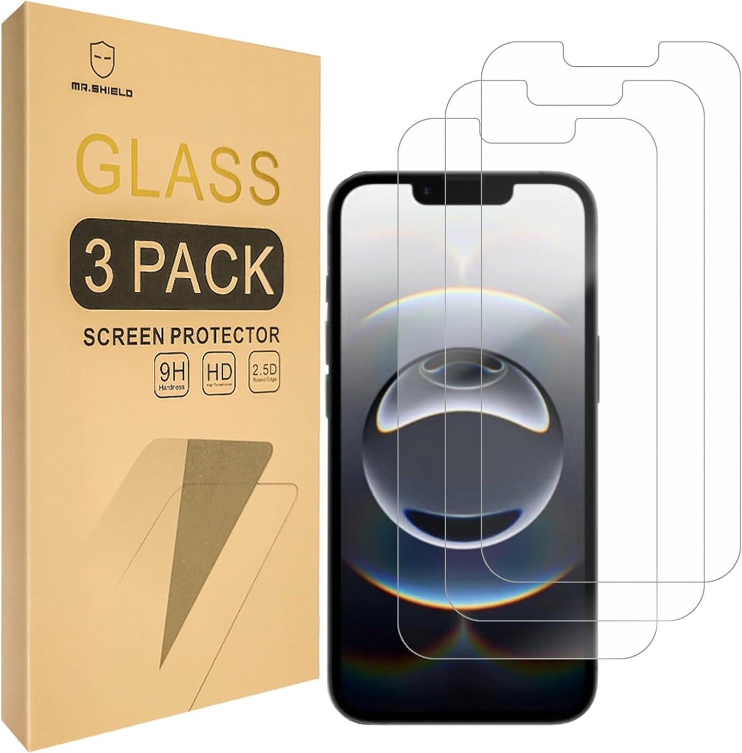 Screen Protector Compatible with Iphone 16E (2025) [Tempered Glass] [3-Pack] [Japan Glass with 9H Hardness]