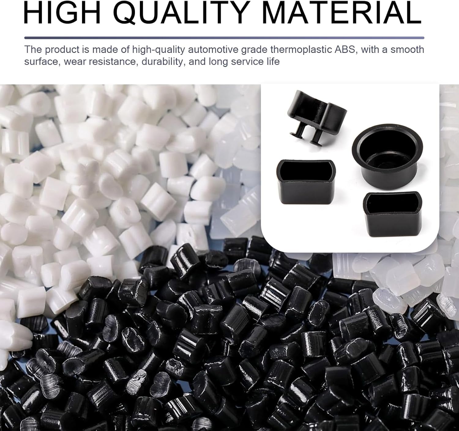 Pack-4 Car Tailgate Hinge Pivot Bushing Repair Kit, 3 Specs Insert for Left and Right Bed and Door Sides, ABS Anti-Rust Durable Accessories, Compatible with Dodge Ram Ford F-Series (Black)