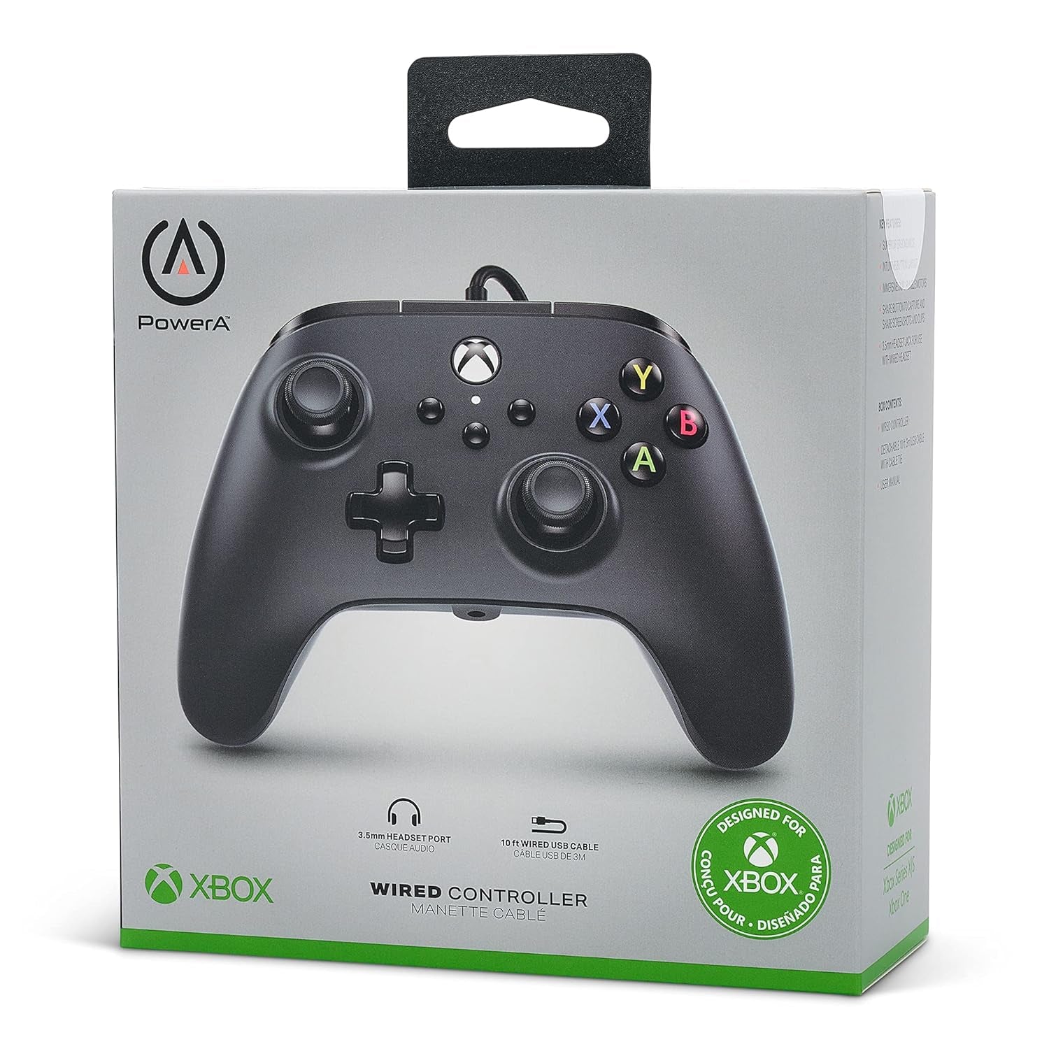 Wired Controller for Xbox Series X|S - Black, Gamepad, Video Game Controller Works with Xbox One