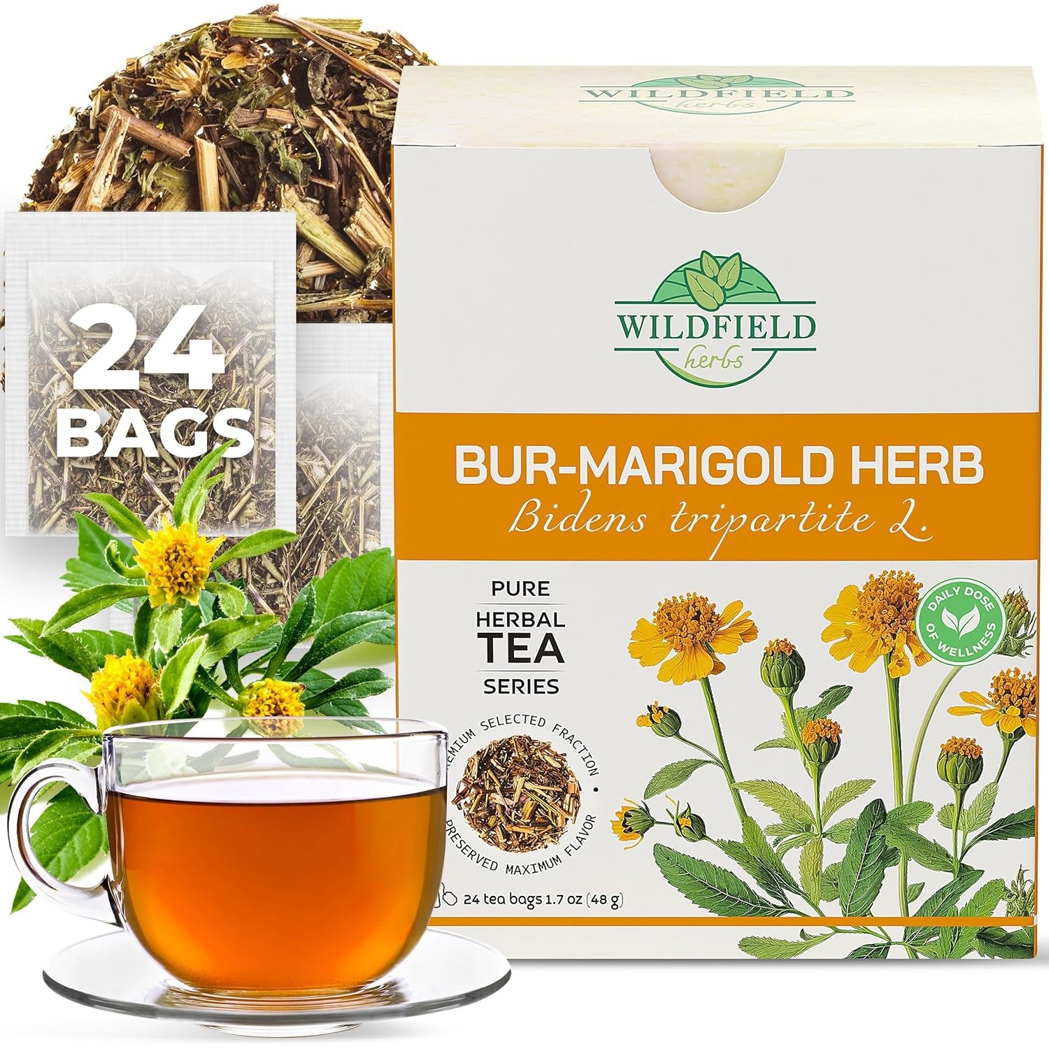 100 Bags Ginger Tea Bags Ginger Root Tea Dry Dried Herb (Zingiber Officinale) - 100 Count 1.5G Tea Bags Ginger Raíz De Jengibre TLBH