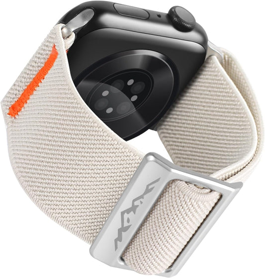 Nylon Watch Bands Compatible with Apple Watch 49Mm 45Mm 44Mm 42Mm for Men&Women Elastic Sport Strap for Iwatch 41Mm 40Mm 38Mm,Ultra 2/Ultra Series 9/8/7/6/5/4/3/2/1/SE
