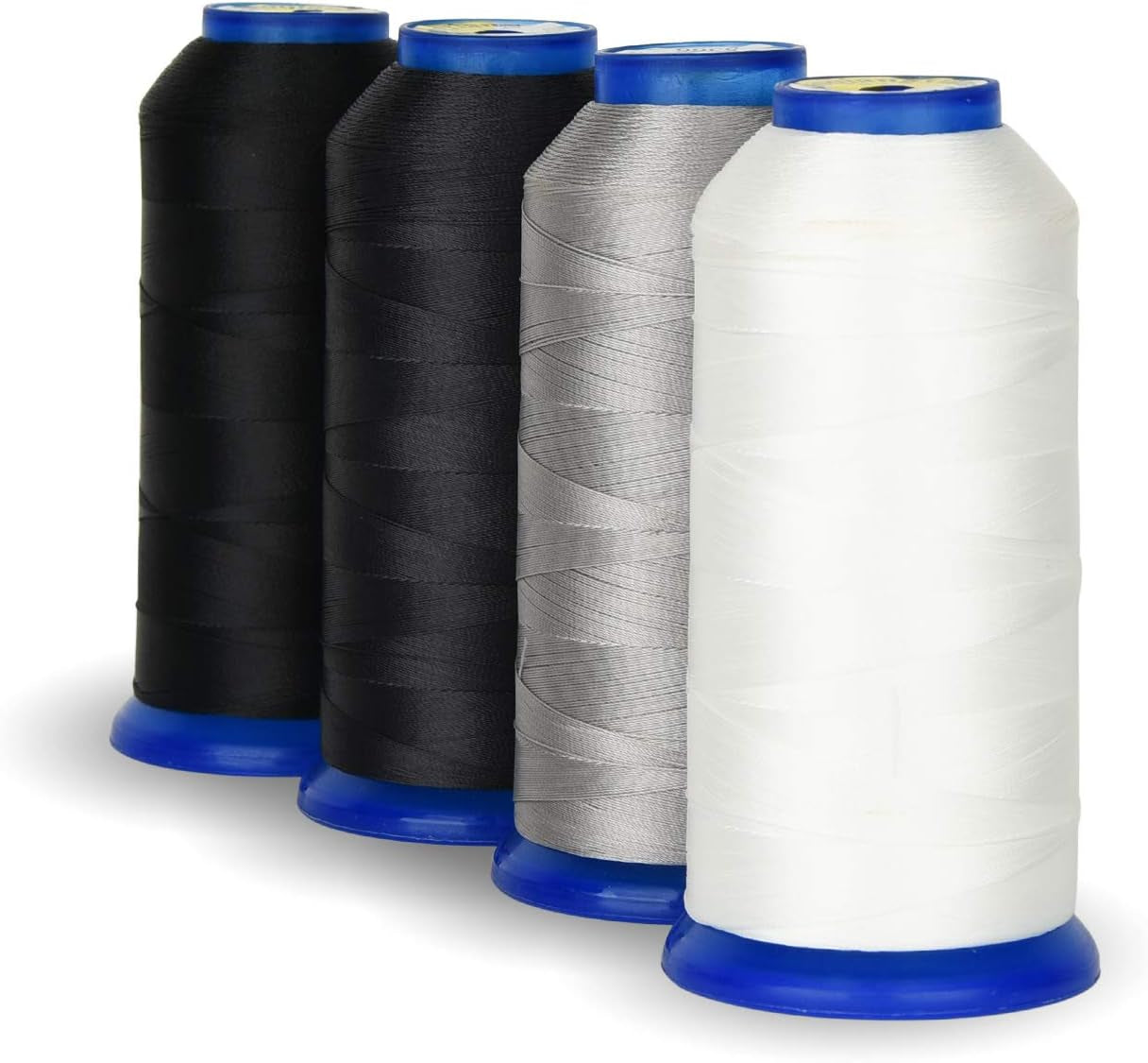 Heavy Duty Thread 1800 Yards Size T70#69 210D/3 All Purpose High Strength Polyester Sewing Thread for Weaves, Upholstery, Jeans and Weaving Hair, Drapery, Beading, Purses, Leather (Black)
