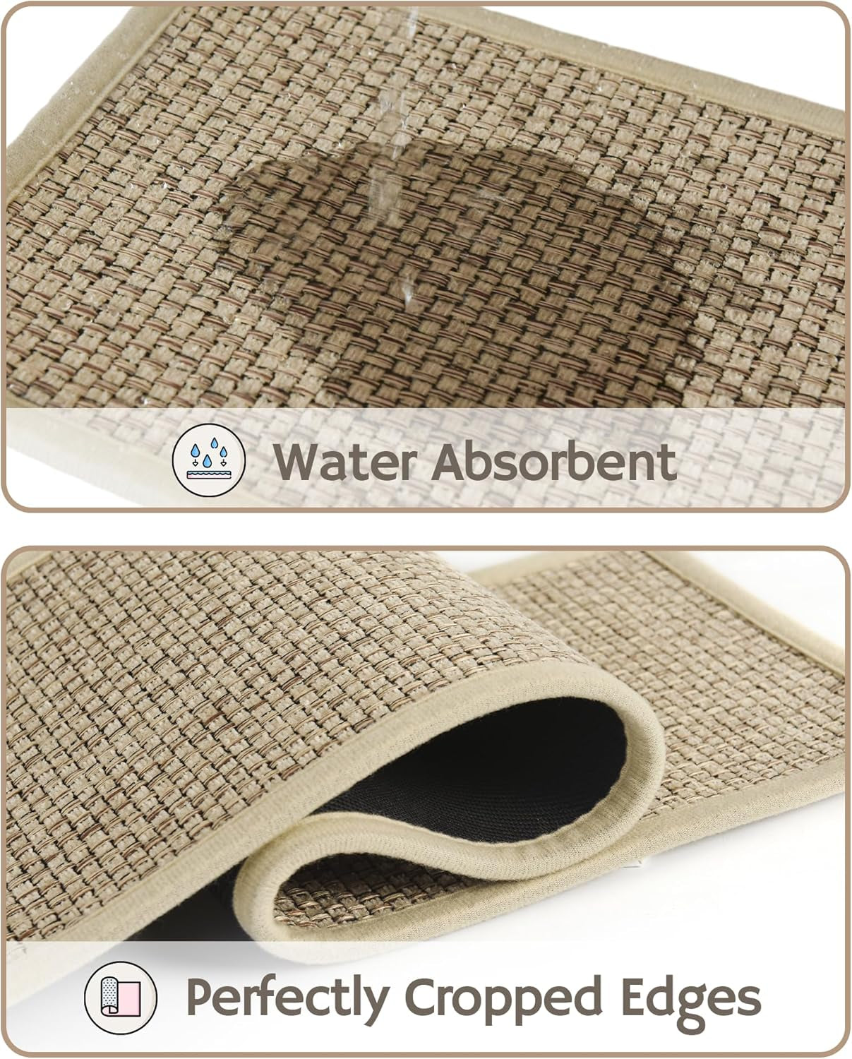 Stair Treads Non-Slip, Stair Runners for Wooden Steps, 8"X30", Stair Carpet Treads, Stair Rugs for Kids and Dogs,15Pcs, Rubber Backing Stair Covers for Wood Stairs, Stair Mats, Beige