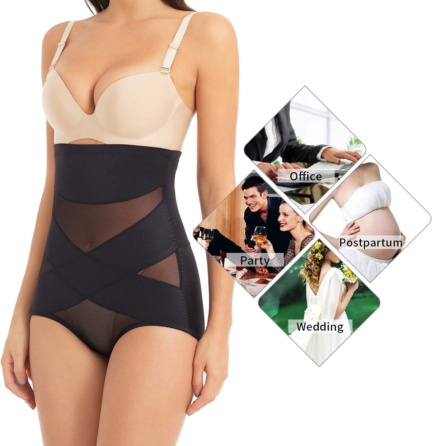 Shapewear for Women Tummy Control - Body Shaper Slimming Spanks