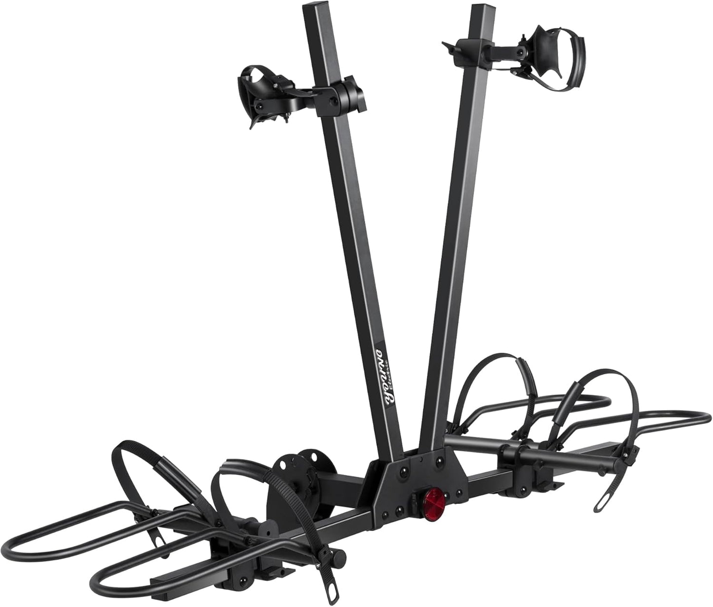 Young 2 Bike Rack Hitch Mount Foldable Platform Style, Bicycle Carrier for Cars Suvs Trucks Vans, 80 Lbs. Capacity