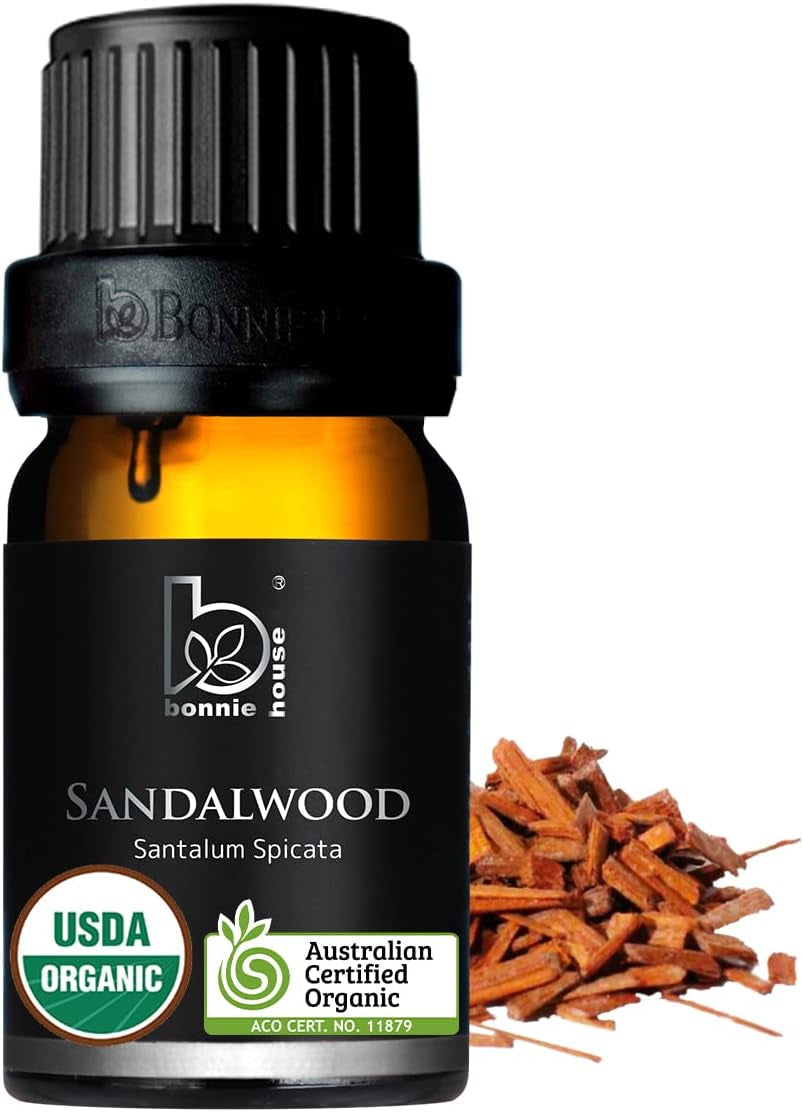 Organic Patchouli Essential Oil - USDA Organic, 100% Pure, Therapeutic Grade for Aromatherapy, Skin Care, Diffuser - 10Ml Oil by B TLBH