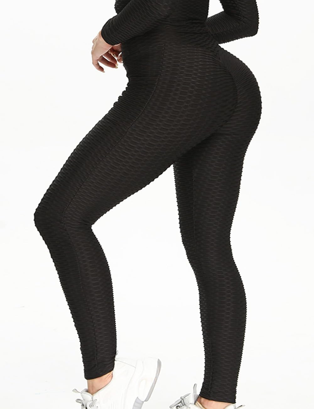 Booty Leggings for Women Textured Scrunch Butt Lift Yoga Pants Slimming Workout High Waisted anti Cellulite Tights