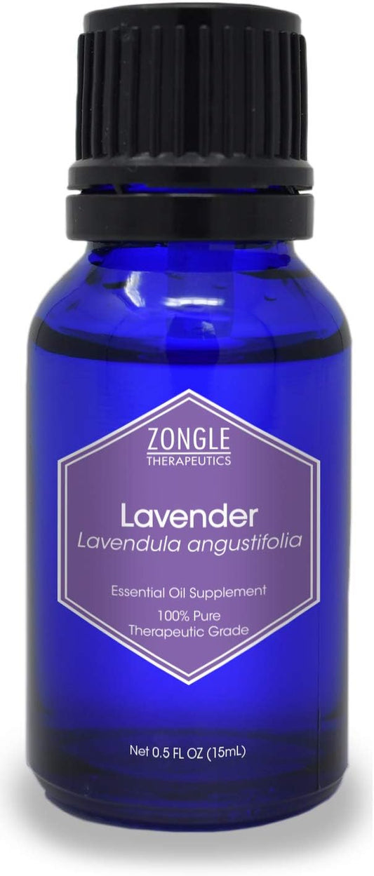 Zongle Lavender Essential Oil, Bulgaria, Safe to Ingest, Lavandula Angustifolia, 15 Ml TLBH