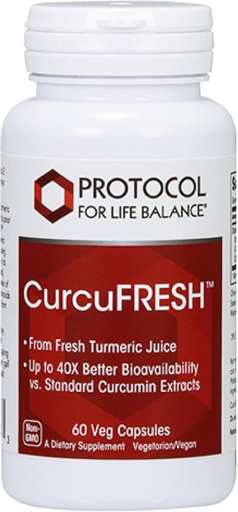 Curcufresh - 40X Absorption - Turmeric Juice Powder - with Curcuminoids - from Curcuma Longa - Vegan & Non-Gmo - 60 Veg Capsules TLBH