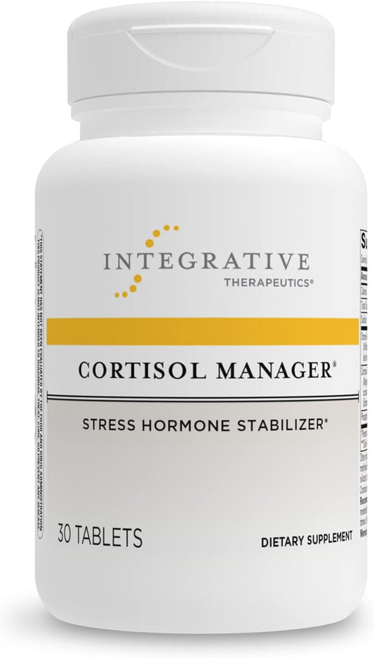 - Cortisol Manager - Supplement with Ashwagandha and L-Theanine - Supports Relaxation & Calm* - 30 Tablets TLBH