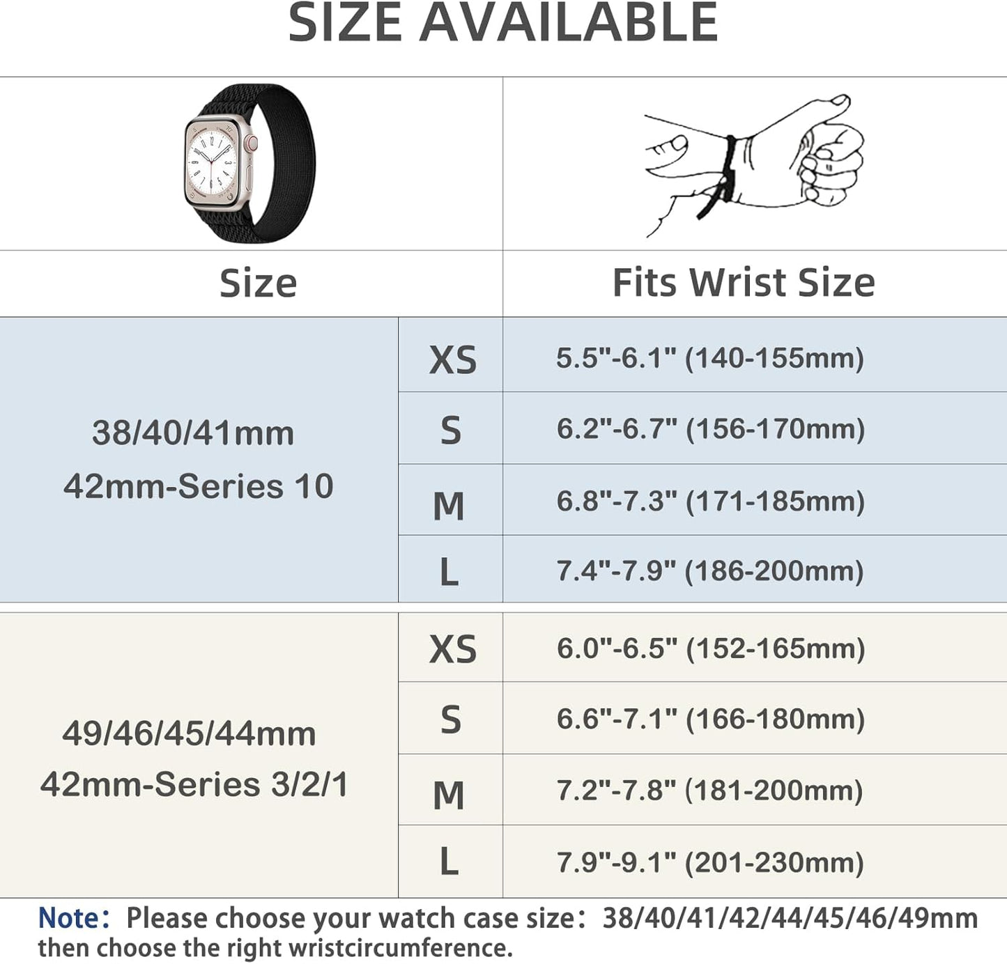 Braided Solo Loop Compatible with Apple Watch Band 46Mm 49Mm 45Mm 44Mm 42Mm 41Mm 40Mm 38Mm Men Women, Stretchy Solace Elastic Sport Wristbands for Iwatch Ultra Series 10/9/8/7/6/5/4/3/2/1 SE