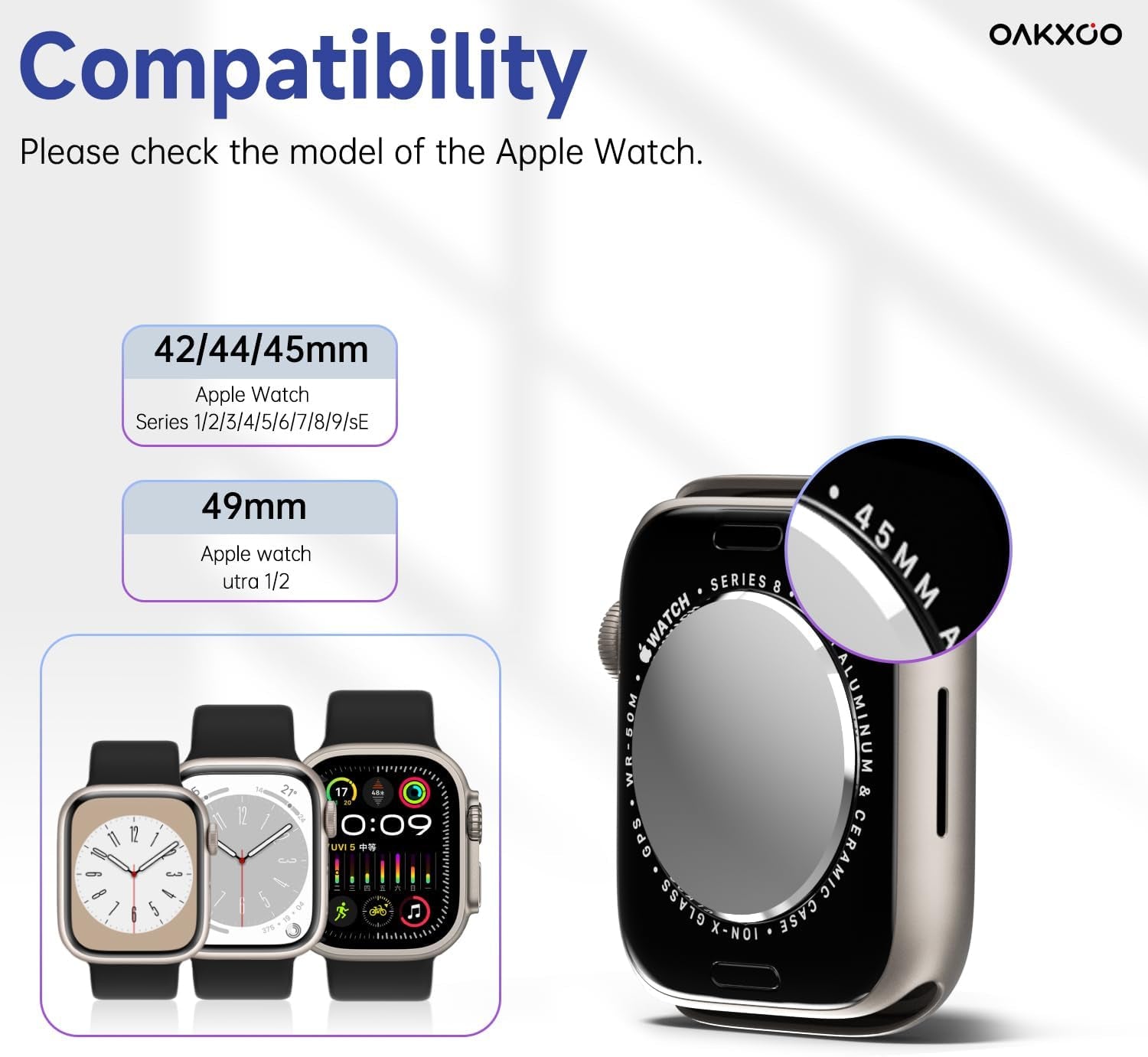 Compatible with Apple Watch for Women Men