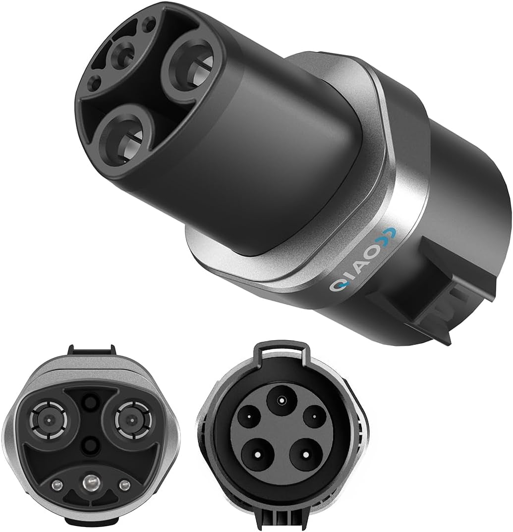 J1772 to Tesla Charger Adapter, Max 80A 280V Fast Charging for Tesla Model 3/Y/X/S, Chargers Connecting Seamlessly to SAE J1772 Charging Stations & Tesla Cars,Plug and Play