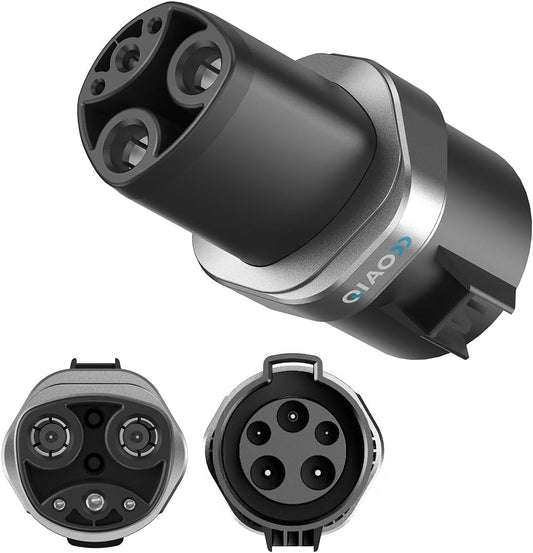 J1772 to Tesla Charger Adapter, Max 80A 280V Fast Charging for Tesla Model 3/Y/X/S, Chargers Connecting Seamlessly to SAE J1772 Charging Stations & Tesla Cars,Plug and Play