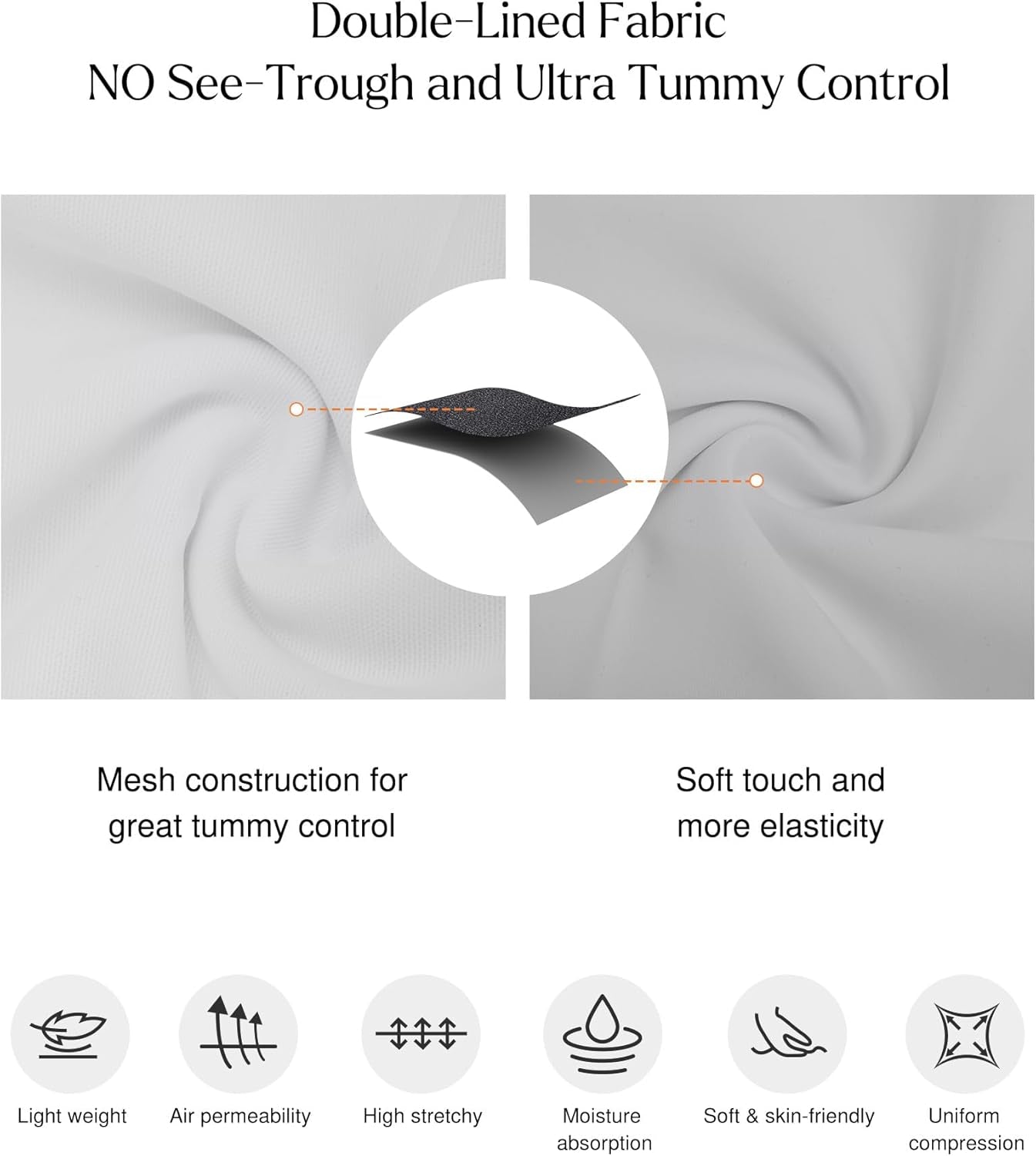 Shapewear Bodysuits for Women - Tummy Control Shapewear Deep V Corset Tops Concert Outfits for Women