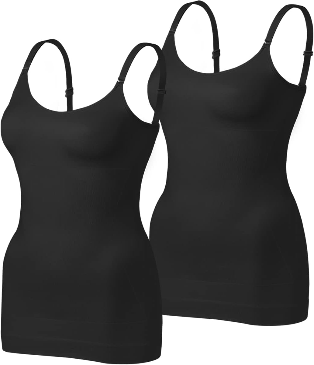 Womens Shapewear for Women Tummy Control Tank Top Body Shaper Seamless Compression Camisole Tops