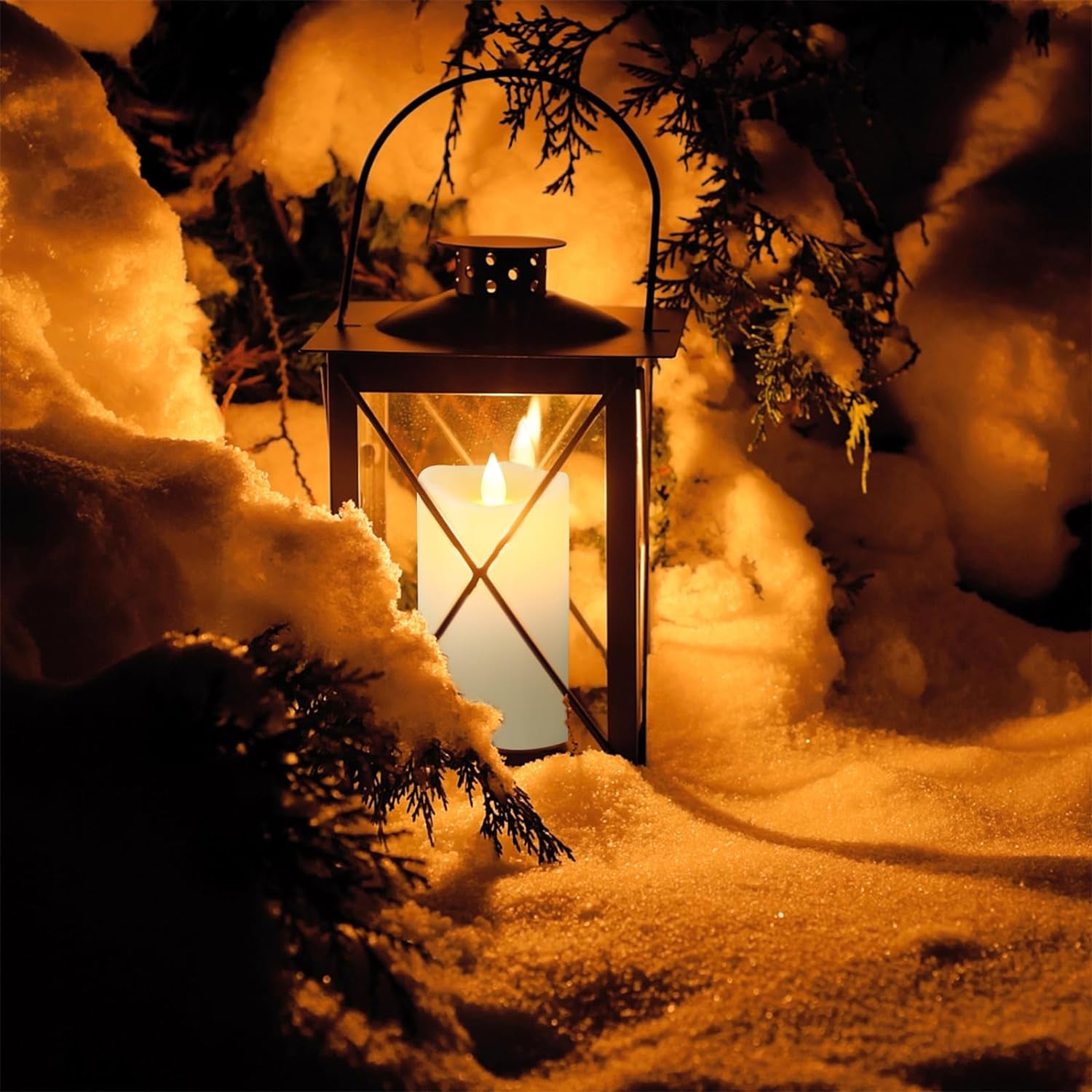 Indoor Flameless Candles, Battery Operated LED Flameless Candles with Remote Timer for Home/Wedding/Holiday Decor, Electric Candles Set of 3(D 2.95" X H 4"/5"/6")