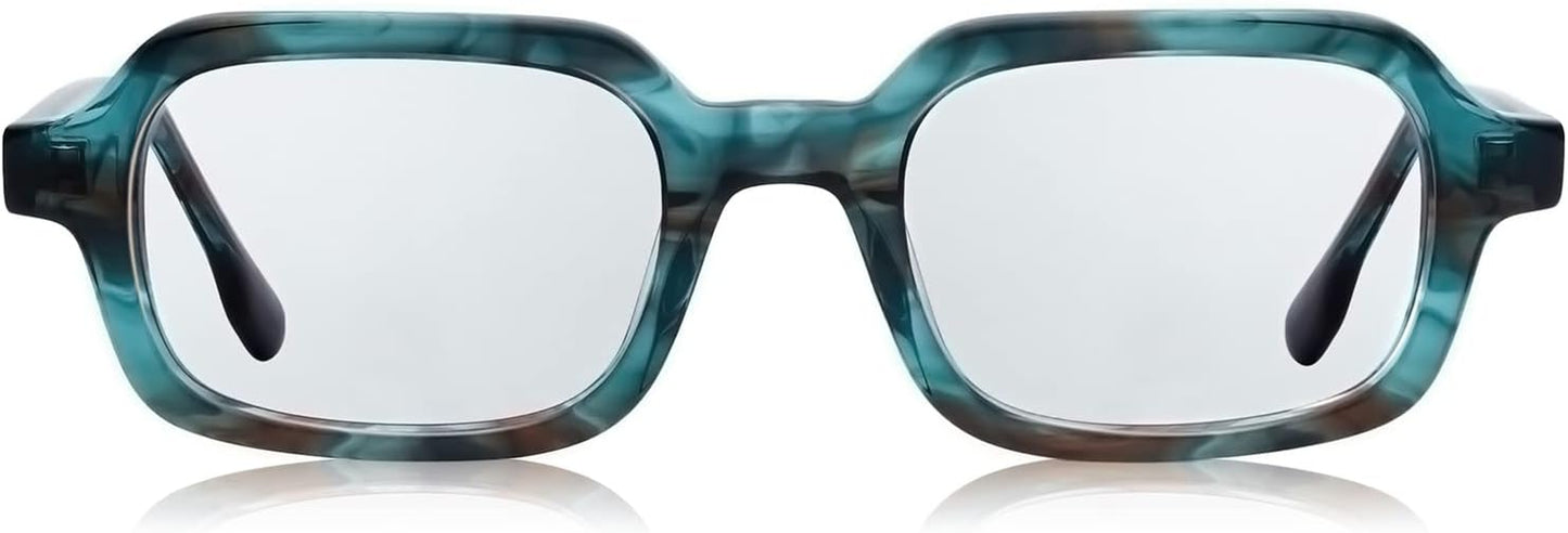 Rectangle Sunglasses Men Tinted Polarized Big Square Retro 90S Vintage Y2K Glasses for Women UV Protection