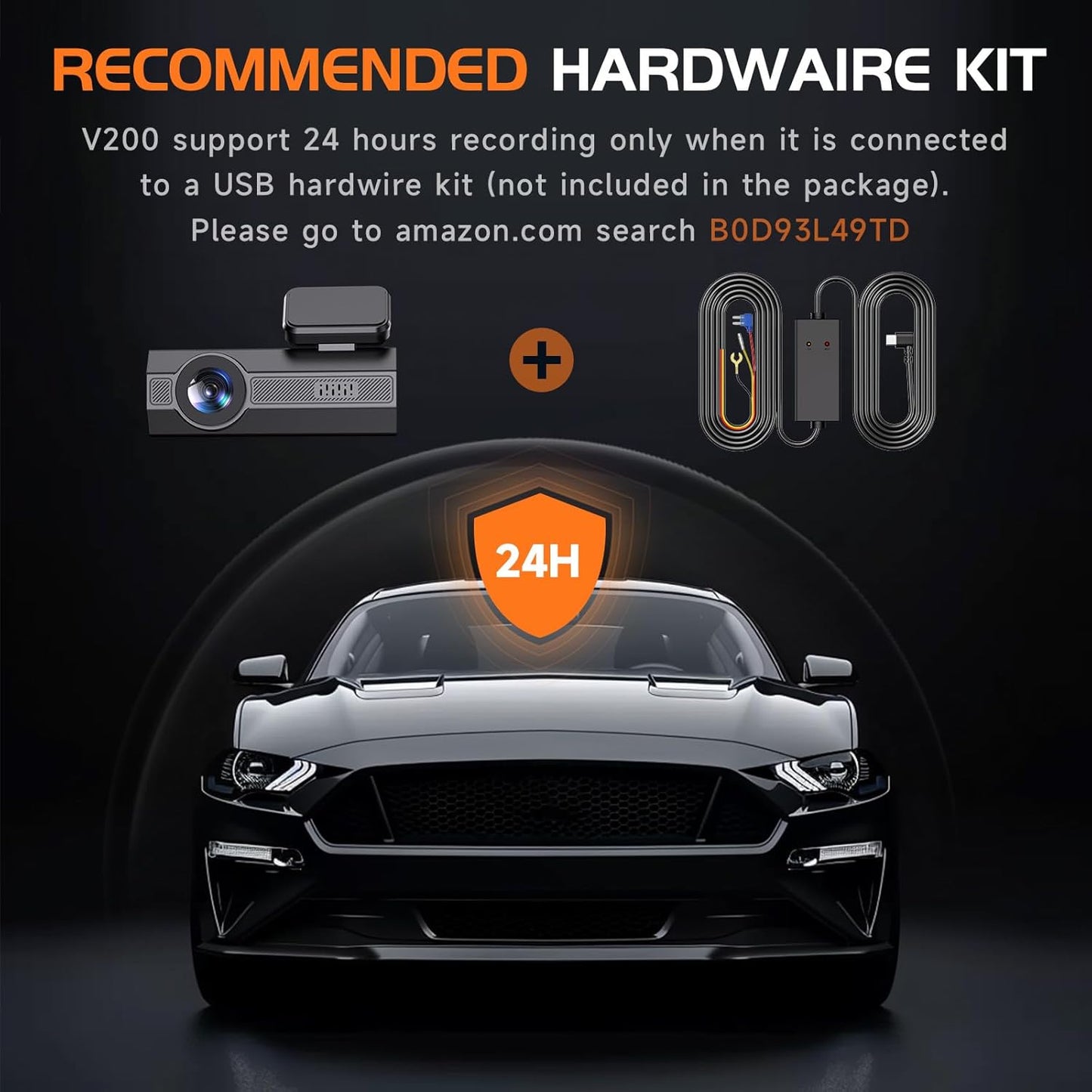 Dash Cam Front 2.5K:  Mini Dash Cam for Cars, 1440P Car Camera with APP, Wifi Dash Cam with WDR Night Vision, 24 Hours Parking Monitor Dashcams, 160°Wide, G-Sensor