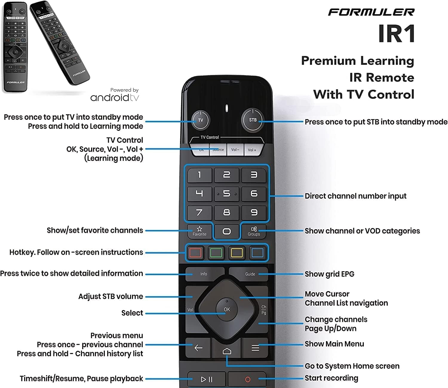 Z11 Pro Max Android 11 Wireless Ax 2X2 Gigabit LAN 4GB Ram 32GB ROM 4K + Extra Air Remote Keyboard Backlit + Extra Magnetic Car Mount