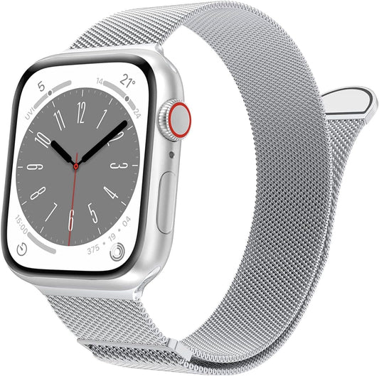 Compatible with Apple Watch Band, Milanese Loop for Apple Watch Band 38Mm 40Mm 41Mm 42Mm 44Mm 45Mm 49Mm, Compatible Apple Watch Series 9, Ultra 2, SE, Ultra, 8 7 6 5 4 3 2 1
