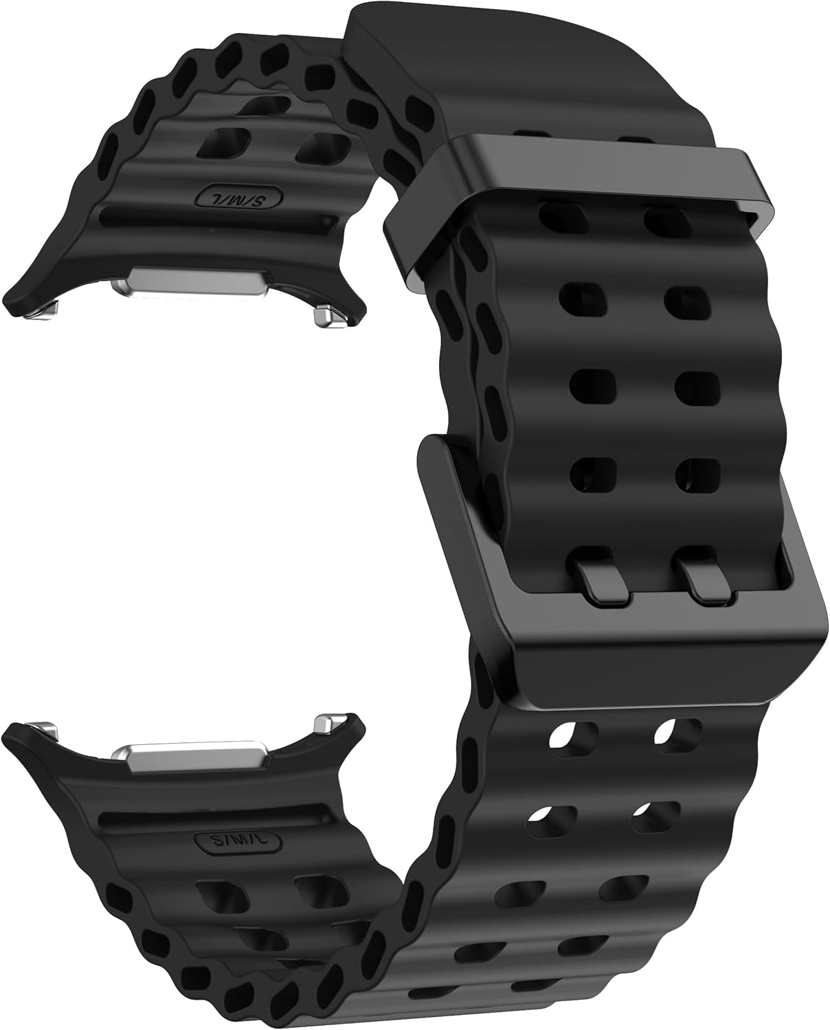 Soft Silicone Band for Samsung Galaxy Watch Ultra 47Mm Band Men Women, Waterproof Breathable Sport Watch Band for Galaxy Watch Ultra 47Mm Band