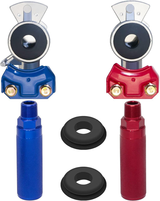 Glad Hand Handles, Air Glad Hand for Semi Trucks and Trailers with Extension Handles, Tractor Glad Hand Grips with Seals for Air Hose Freightliner TRUCK DRIVER