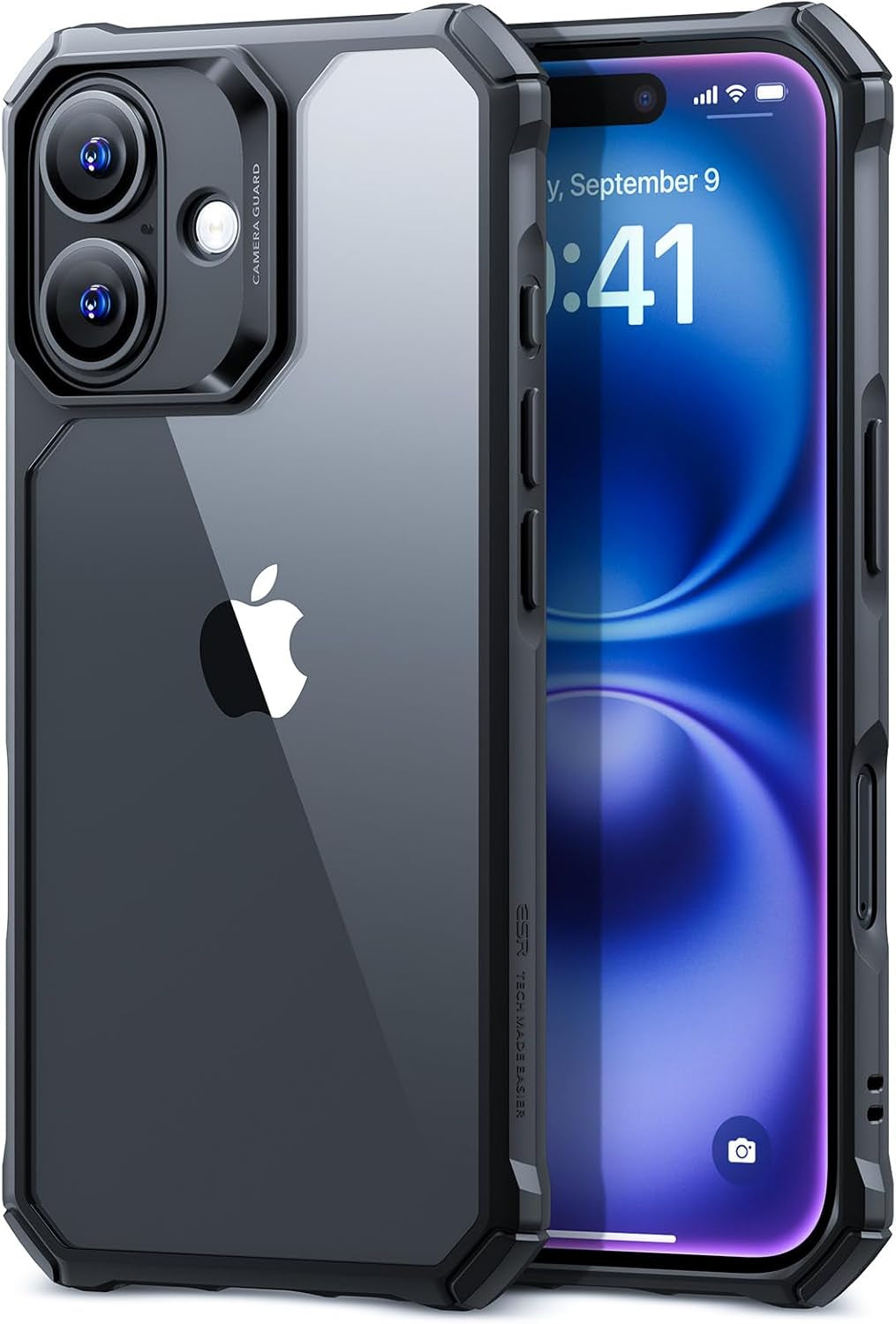 for Iphone 16E Case, 23FT Military-Grade Drop Protection, Heavy Duty Magnetic Phone Case for Iphone SE 4, Compatible with Magsafe Accessories, Cyber Series, Black