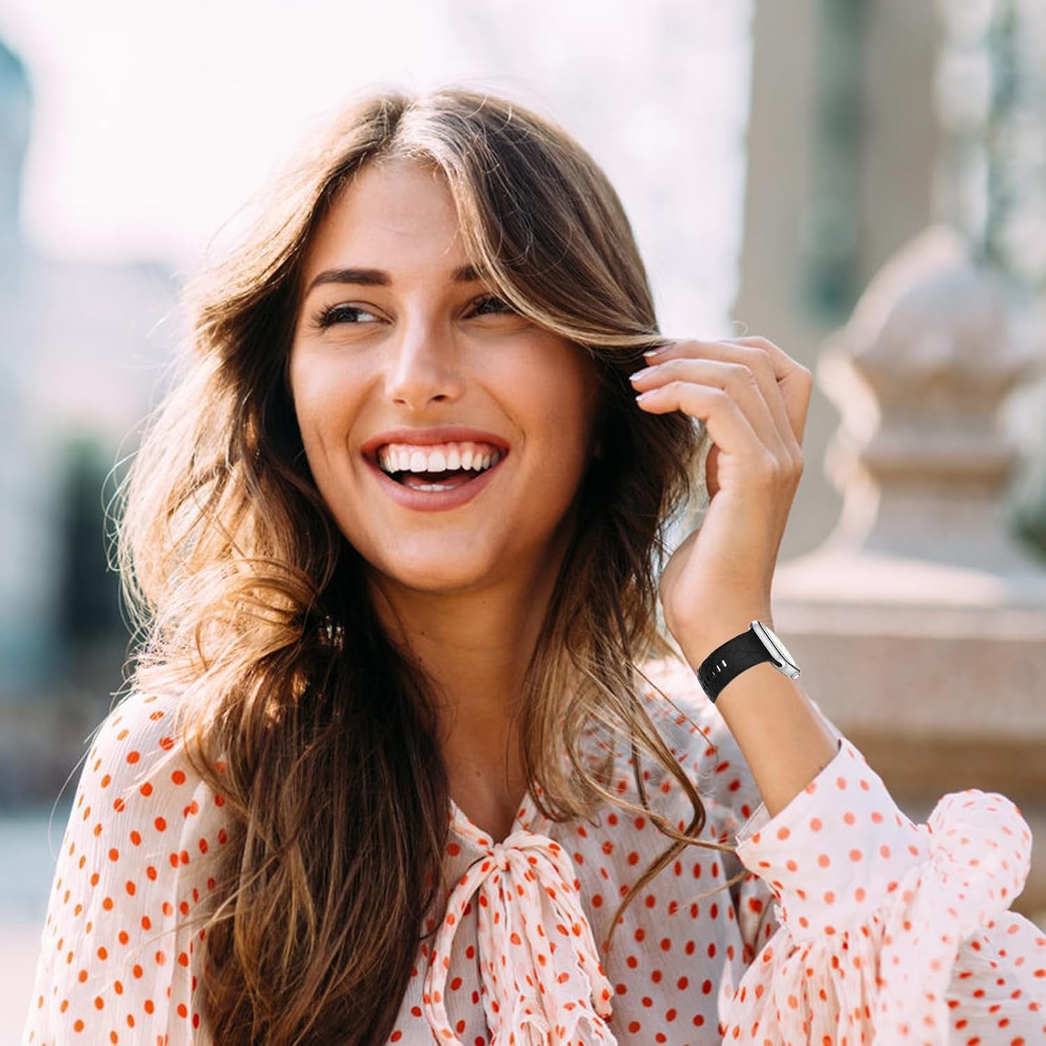 Flower Engraved Band Compatible with Apple Watch Band 38Mm 40Mm 41Mm 42Mm 44Mm 45Mm 49Mm Women, Silicone Cute Wildflowers Floral Strap for Iwatch Ultra 2/Ultra/Se/Series 9/8/7/6/5/4/3/2/1
