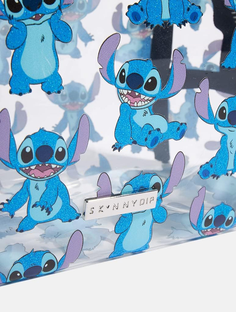 Stitch Pencil Case - Lilo and Stitch Gifts for Girls, Stitch Stuff, Clear Lilo and Sitch Travel Makeup Bag for Girls, Easy Glide Zipper, Official Disney Cute Gifts UK UK