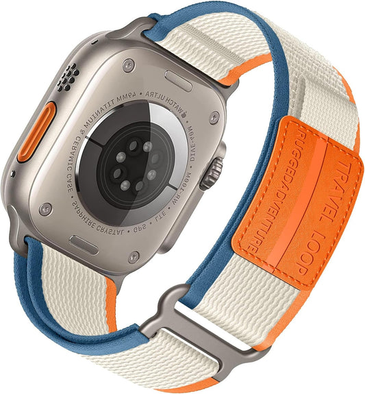 Trail Loop for Apple Watch Ultra/2 Band 49Mm 45Mm 44Mm 42Mm 41Mm 40Mm 38Mm Iwatch Bands for Men Women,Rugged Nylon Strap Wristbands for Apple Watch Series 9 8 7 6 5 4 3 2 Se,Ultra2 49 45 44 Mm