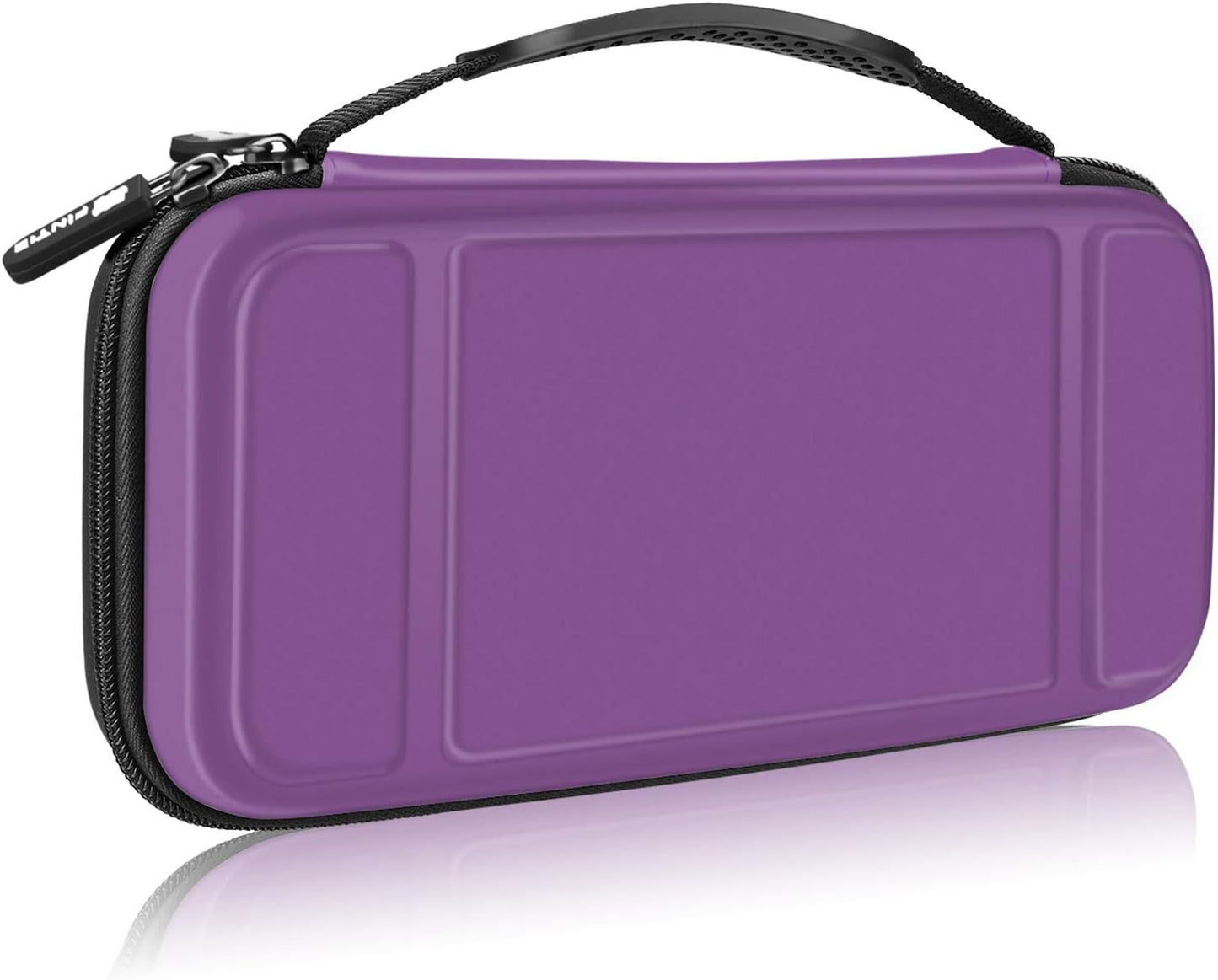 Carrying Case for Nintendo Switch OLED Model 2021/Switch 2017, [Shockproof] Hard Shell Protective Cover Travel Bag W/10 Game Card Slots for Switch Console Joy-Con & Accessories