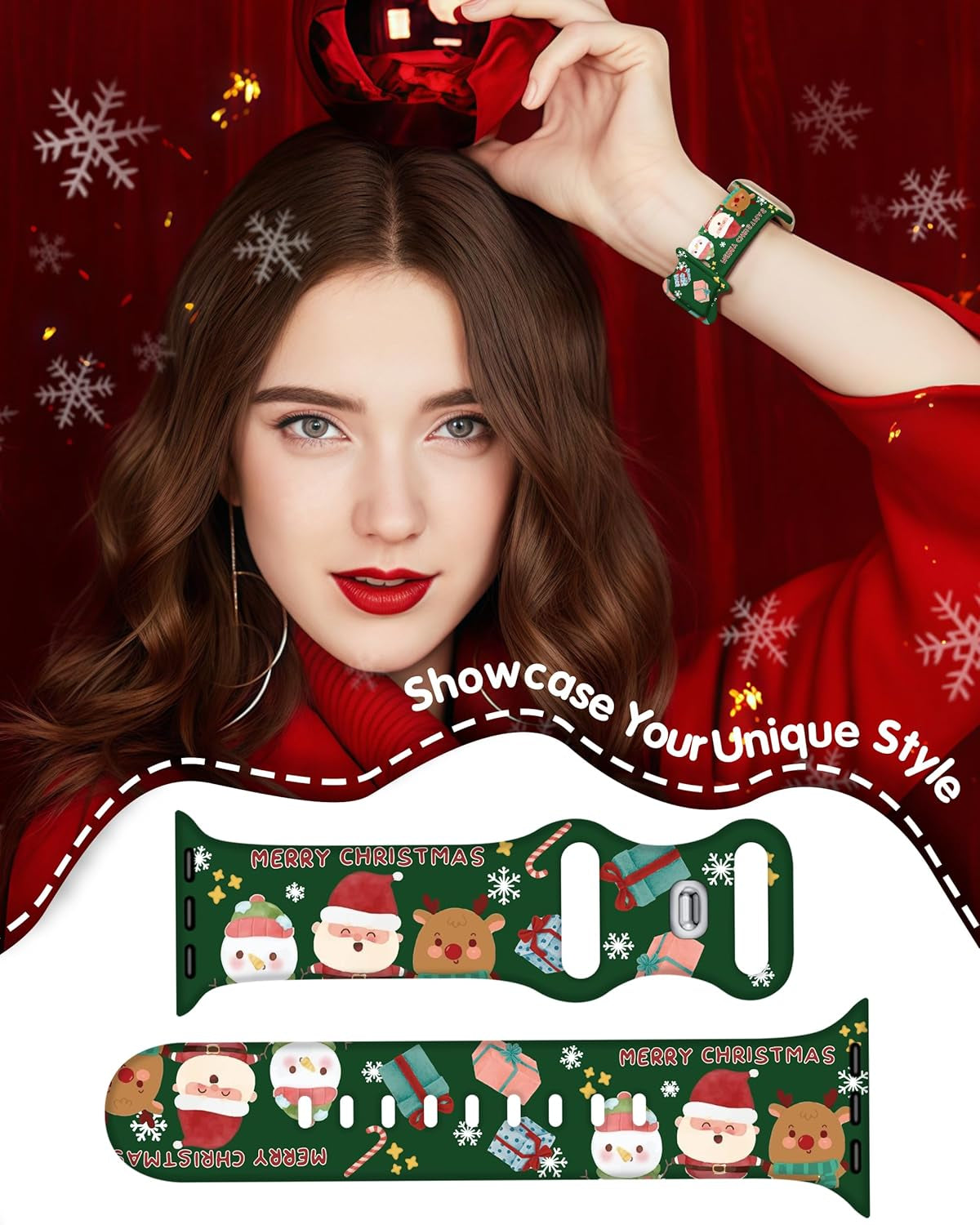 Easter Apple Watch Bands for Women Men 41Mm 42Mm 44Mm 45Mm 46Mm 49Mm 38Mm 40Mm,Soft Silicone Holiday Strap Easter Apple Watch Band for Apple Watch Series 10 9 SE 8 7 6 5 4 3 2 1 Ultra 2 1-Easter Rabbits & Eggs